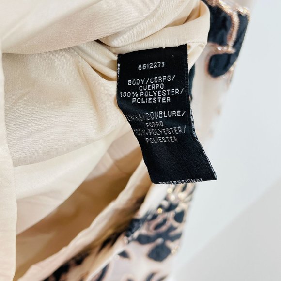 Carmen Marc Valvo Women's Dress 10 Sheath Midi Sleeveless Floral Cascade New - Picture 11 of 15